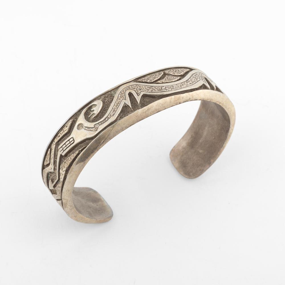B.G. Mudd, Tufa Cast Sterling Silver Cuff