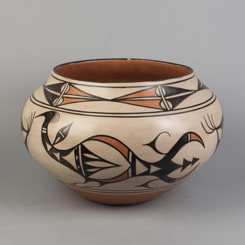 Kewa [Santo Domingo], Ambrose Atencio, Large Polychrome Storage Jar