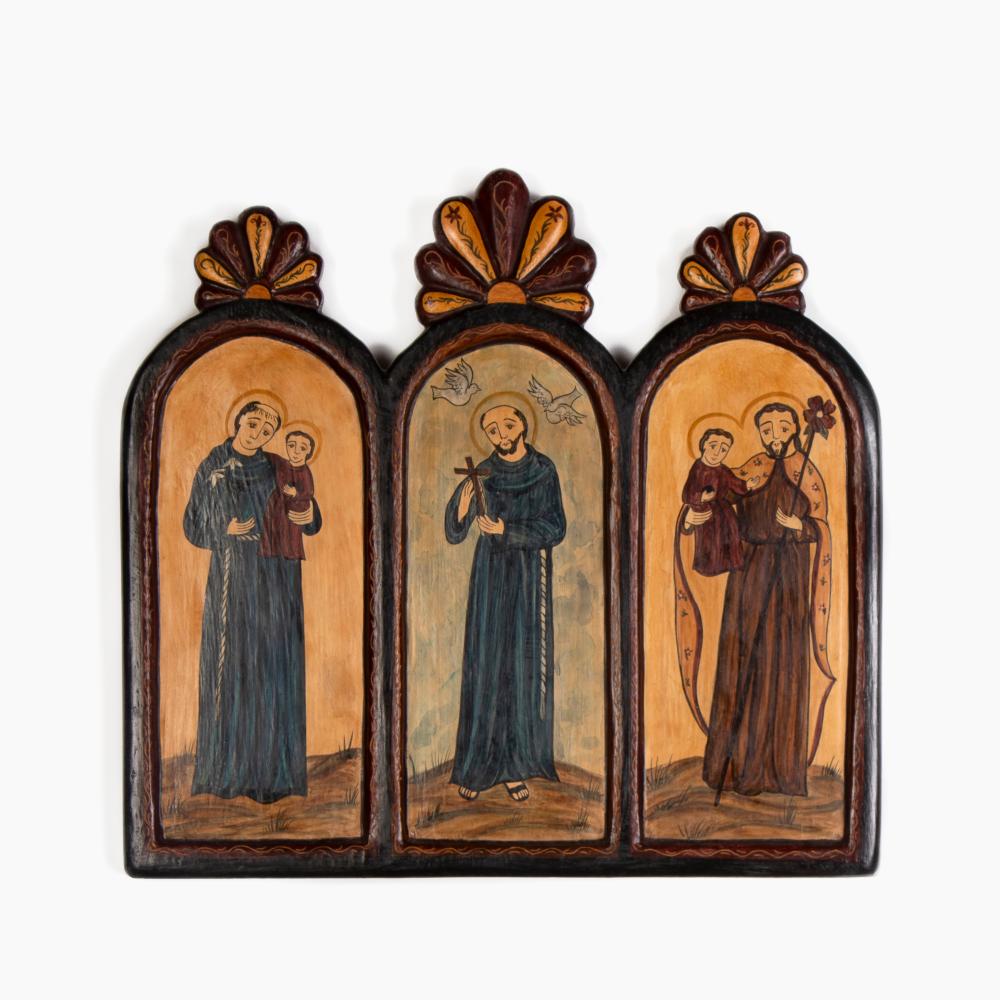 Roxanne Shaw, Retablo of Three Saints, 1999