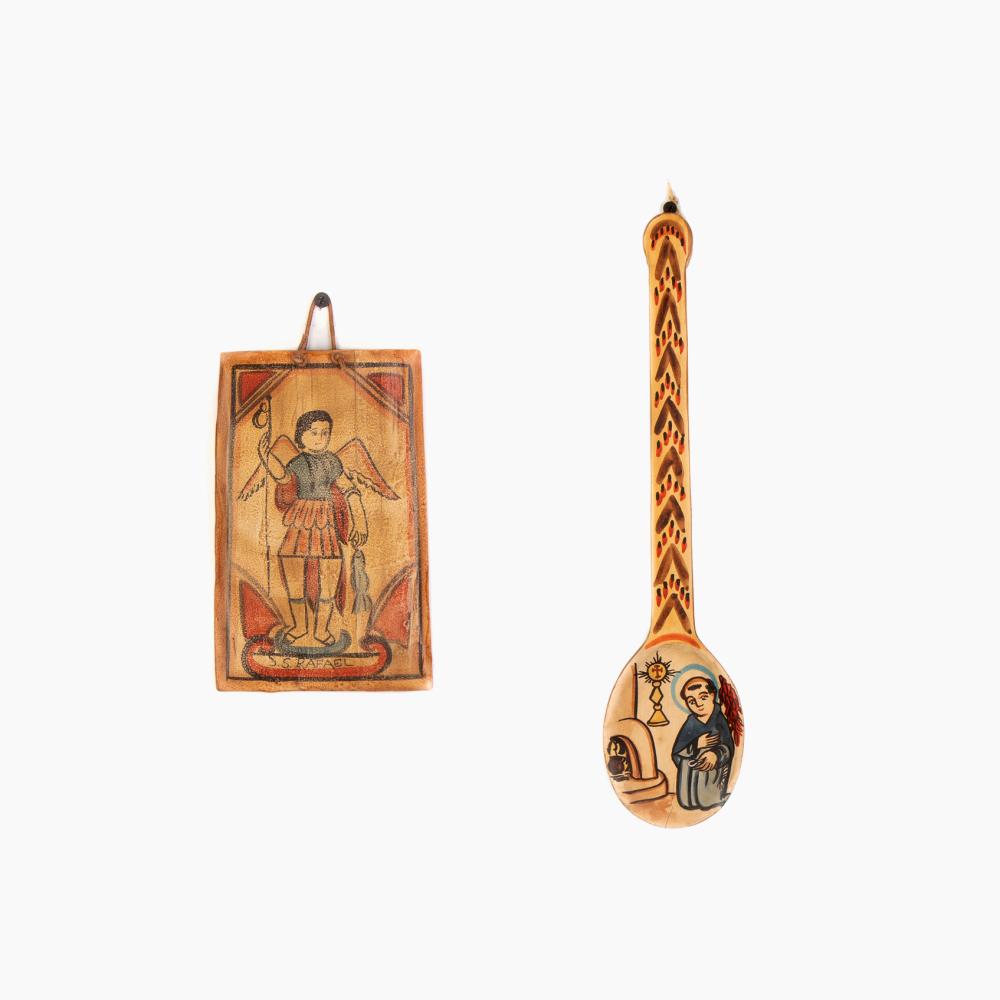 Charles M. Carrillo, Retablo and Serving Spoon