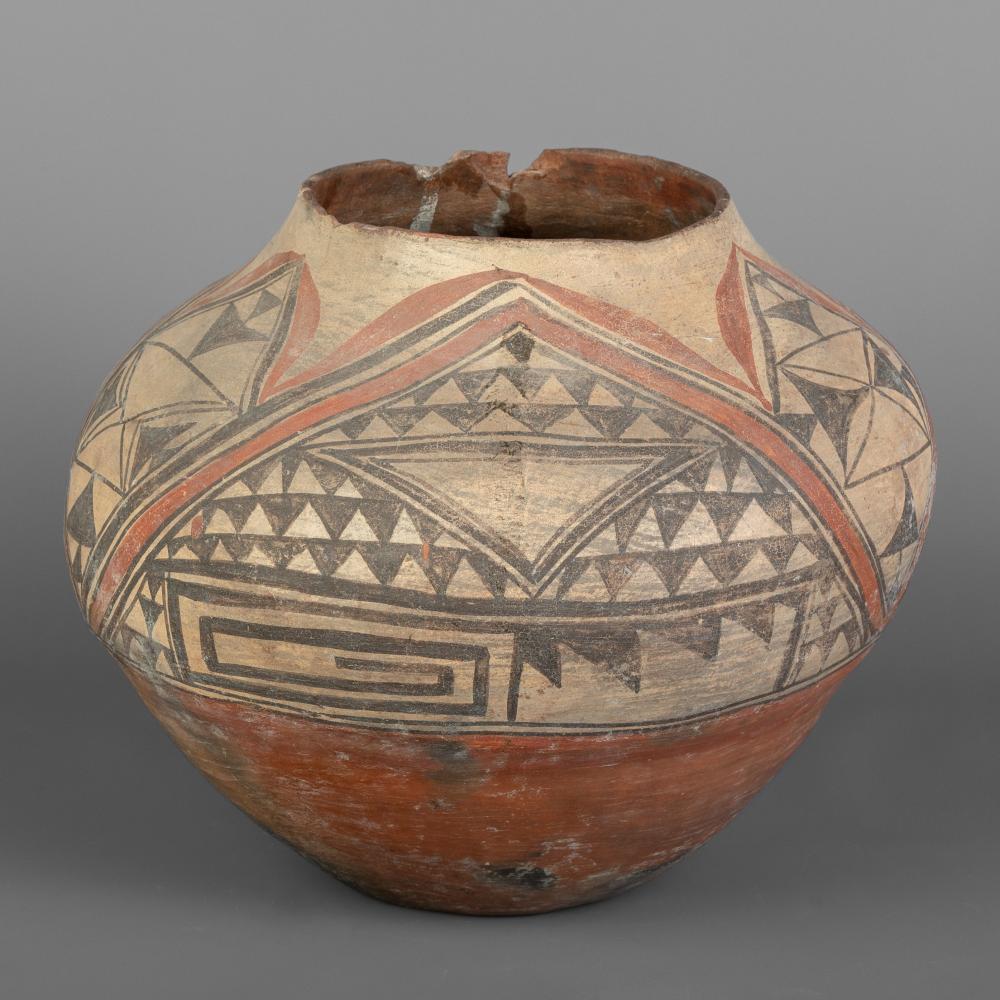 Zia, Polychrome Water Jar, ca. 1880