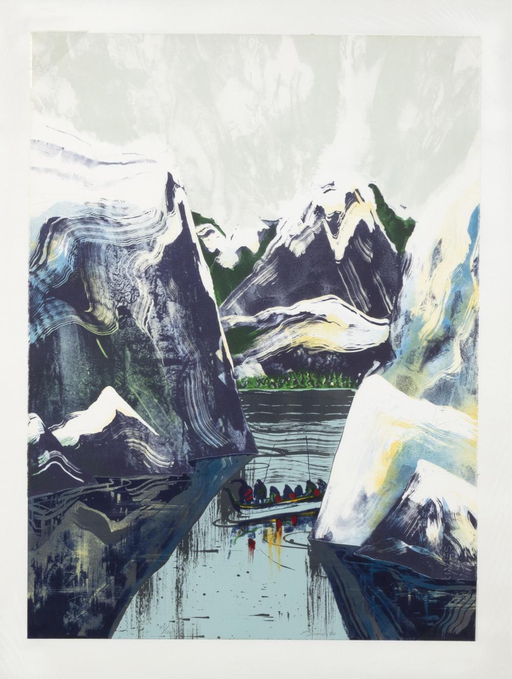 Earl Biss, War Canoes, 1980