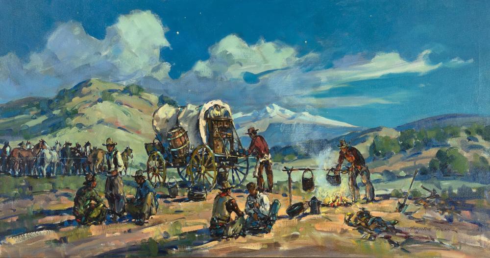 Marjorie Jane Reed, Chow Time on The Cattle Train