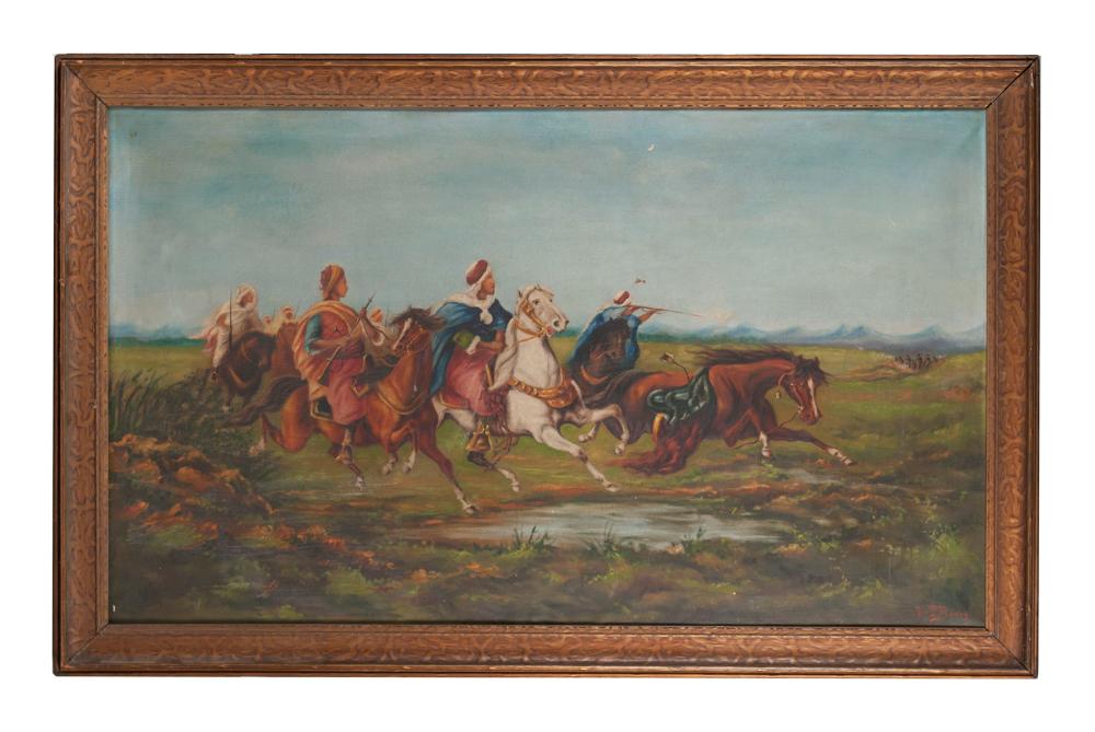 ARABIAN HUNT SCENE