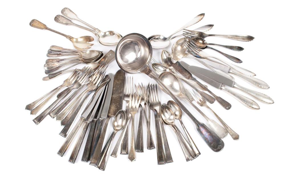 COMBINATION SILVER FLATWARE