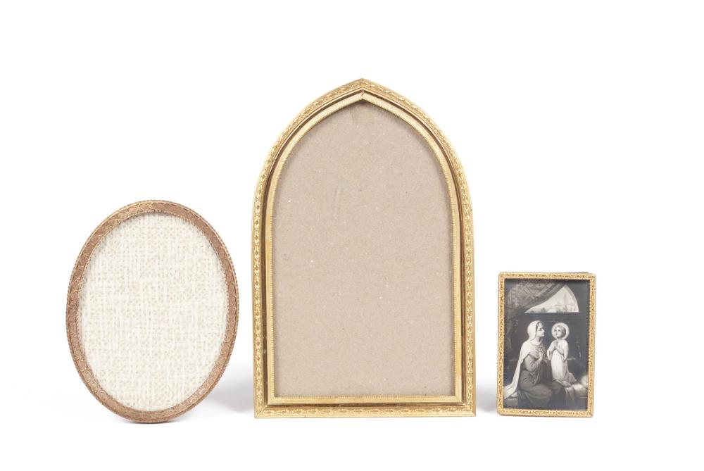 THREE GILT PICTURE FRAMES