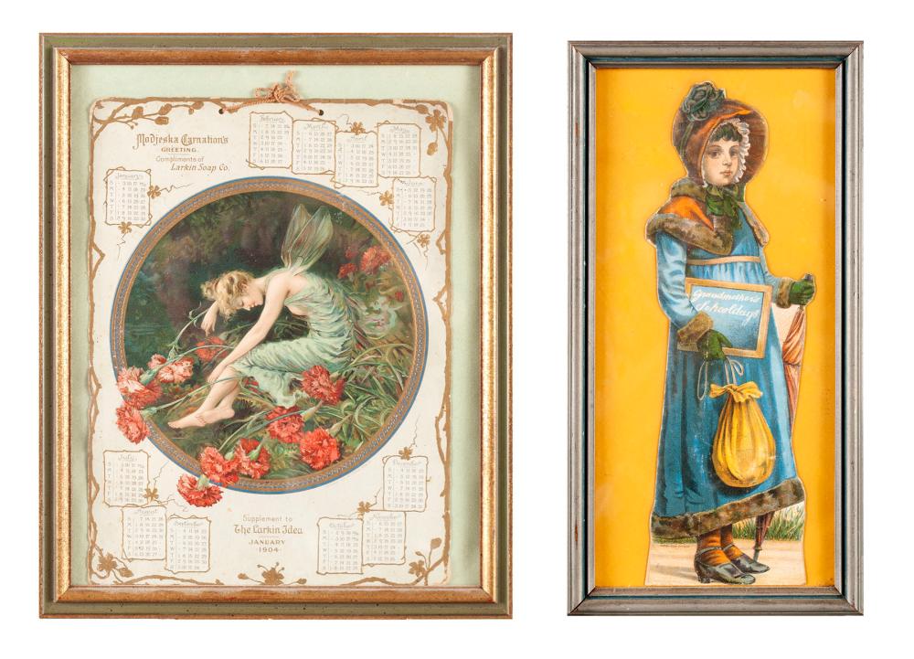 1904 LARKIN SOAP CALENDAR AND SCHOOL DAYS GREETINGS