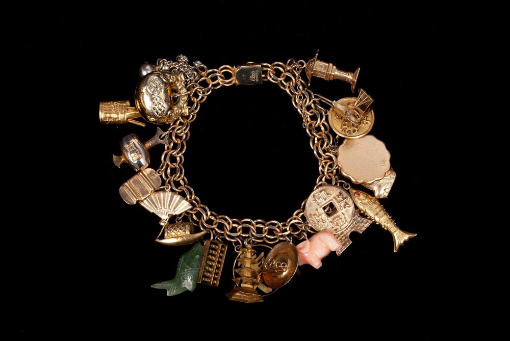 GOLD CHARM BRACELET