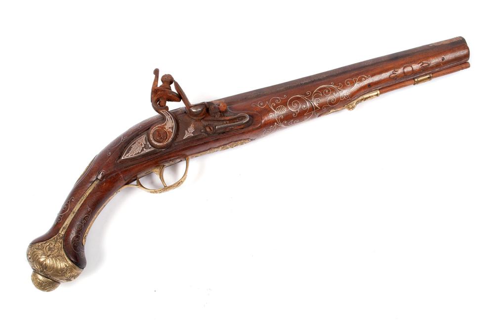 INDO-PERISAN FLINTLOCK PISTOL