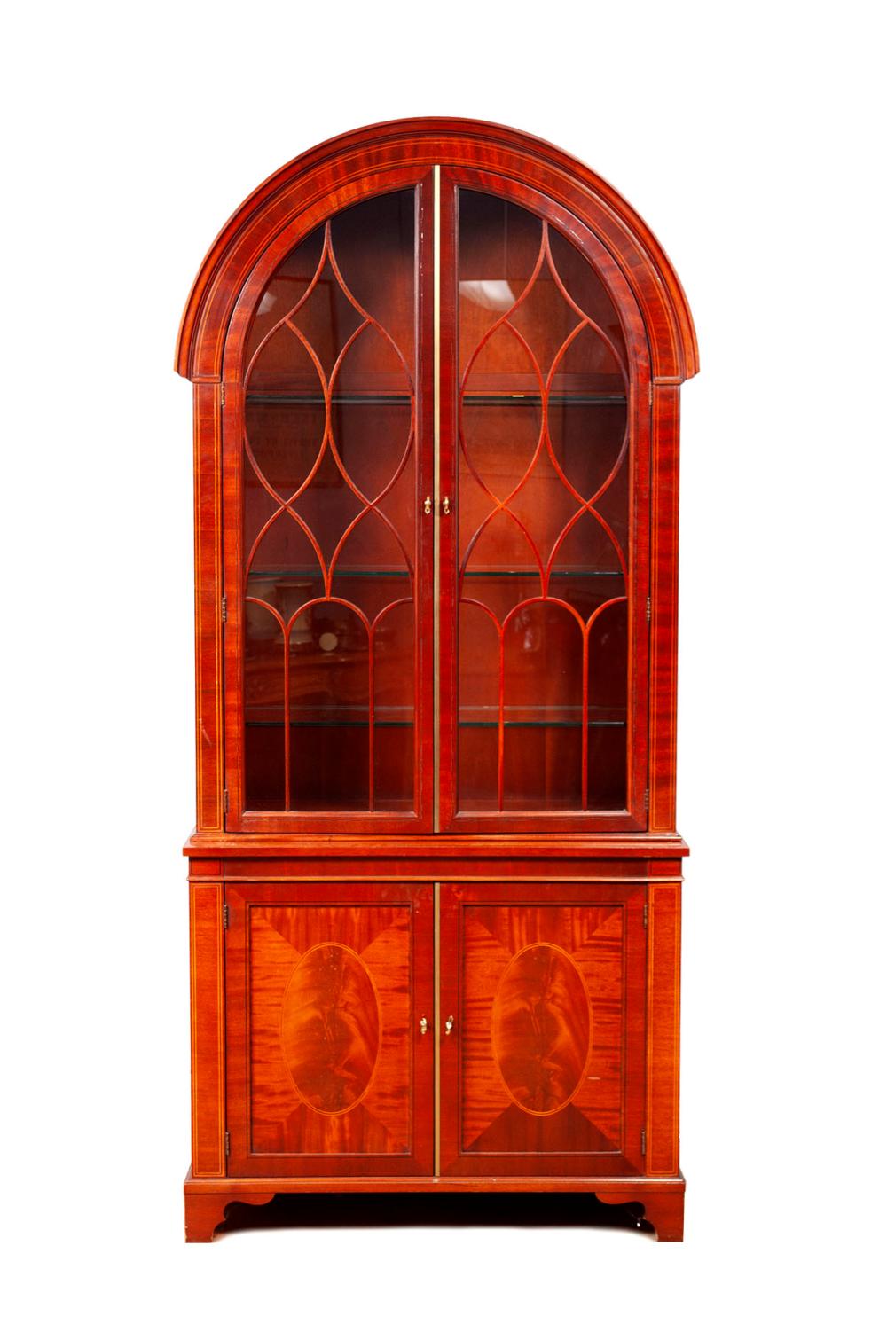 SHERATON STYLE DISPLAY CABINET BY BAKER