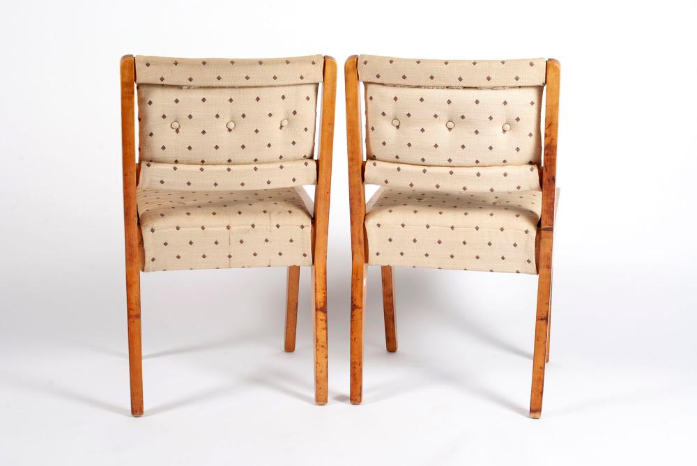 JENS RISOM (DANISH, 1916-2016) SET OF FOUR 666 CHAIRS FOR KNOLL