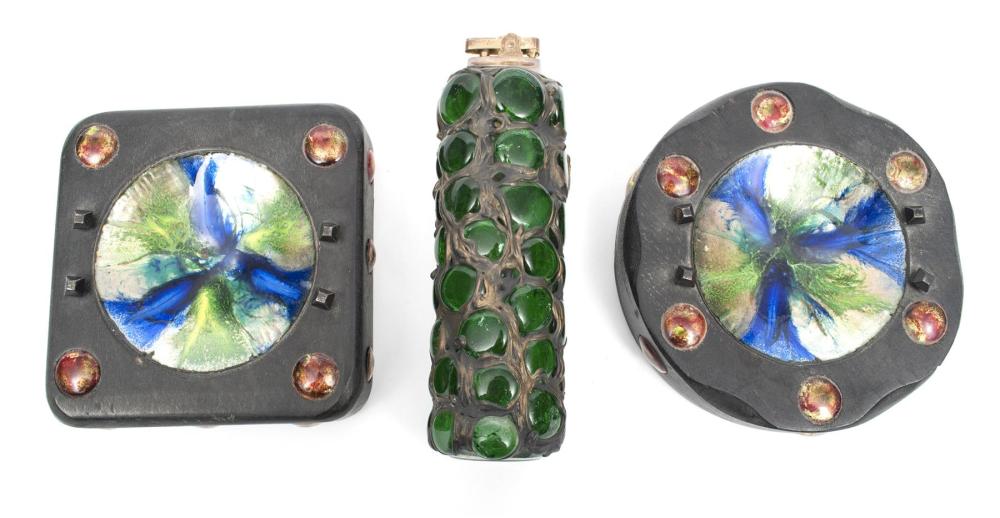 THREE PIECE CONTINENTAL ART CERAMICS