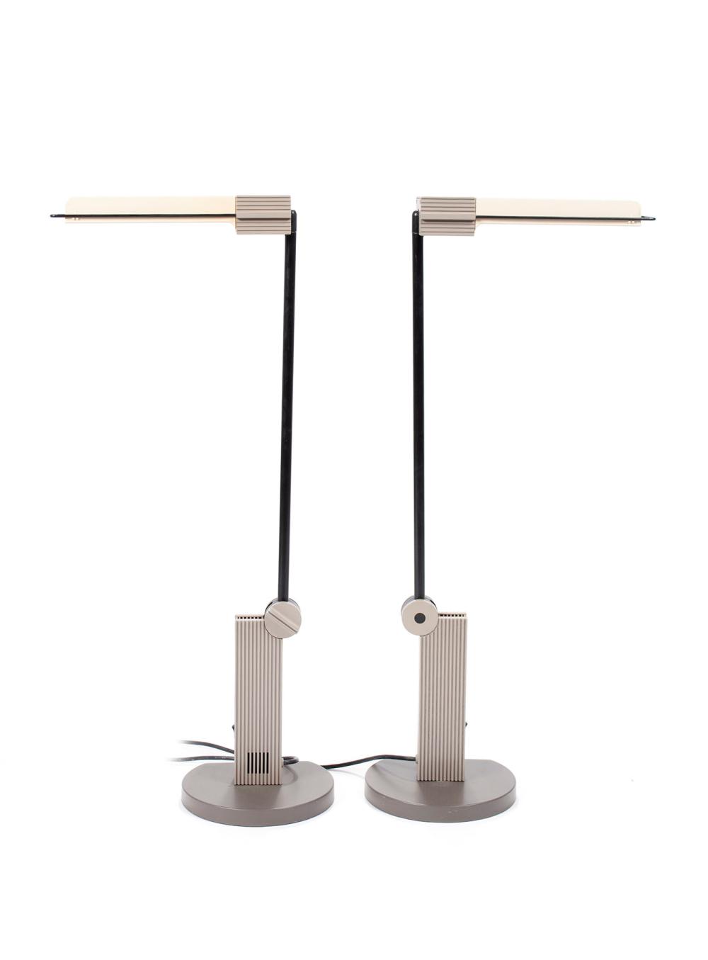 PAIR OF ALISTRO TAVOLO LAMPS BY E. GISMONDI FOR ARTEMIDE