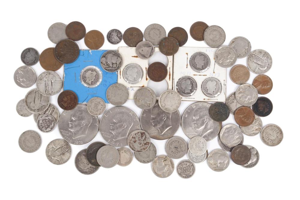 COLLECTION OF SIXTY-EIGHT U.S. COINS