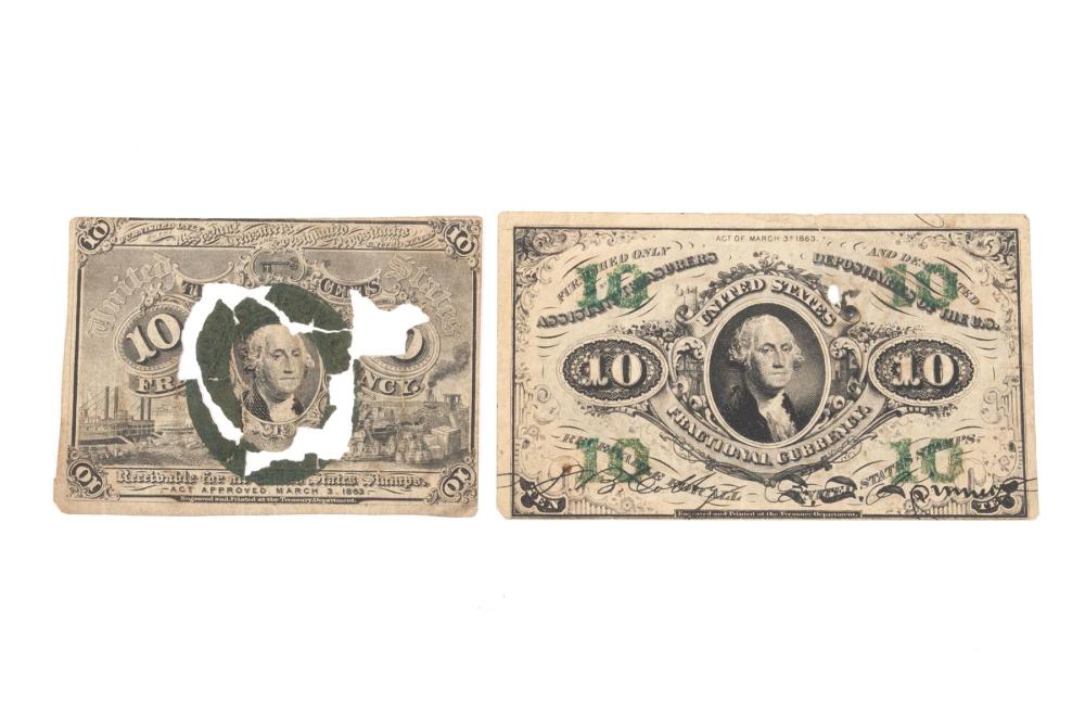 U.S. 1863 10 CENT FRACTIONAL CURRENCY