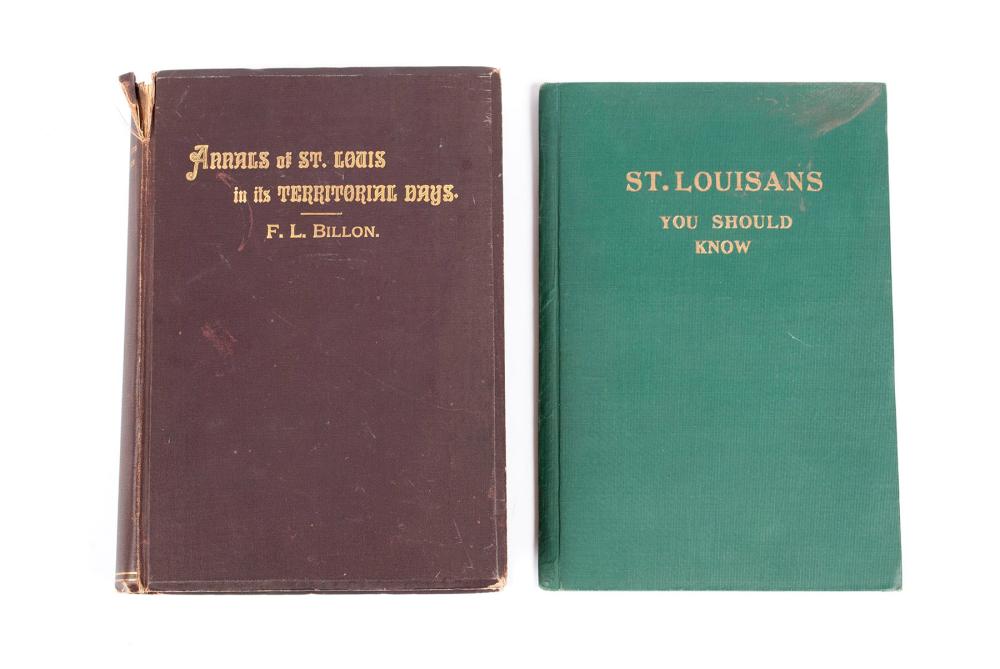 TWO HISTORICAL BOOKS RELATED TO ST. LOUIS
