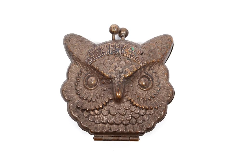 ST. LOUIS 1904 WORLD'S FAIR OWL PURSE