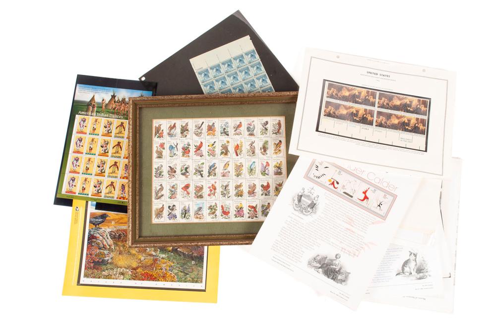 COLLECTION OF UN-USED U.S. POSTAGE STAMPS