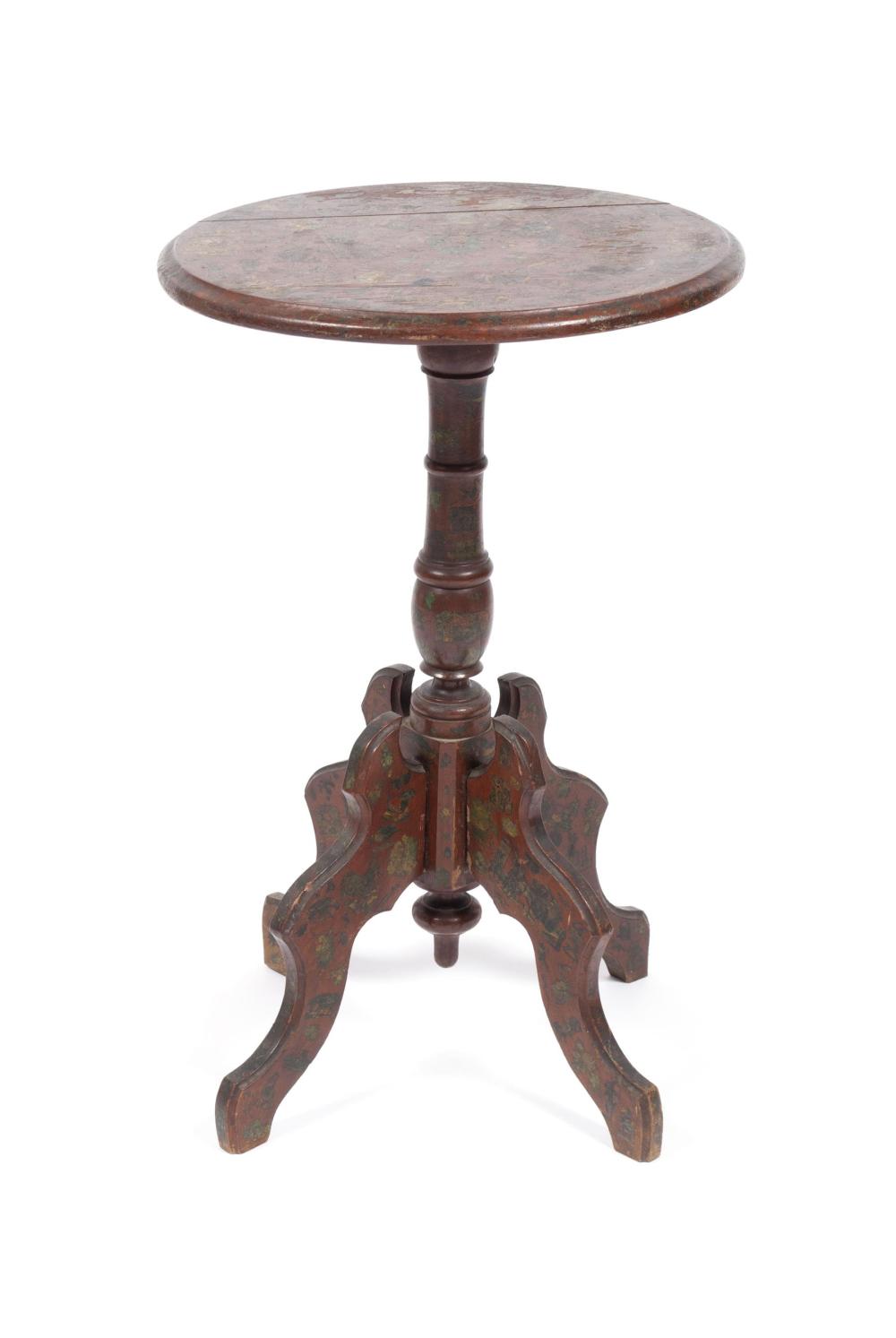 VICTORIAN DECOUPAGE SIDE TABLE