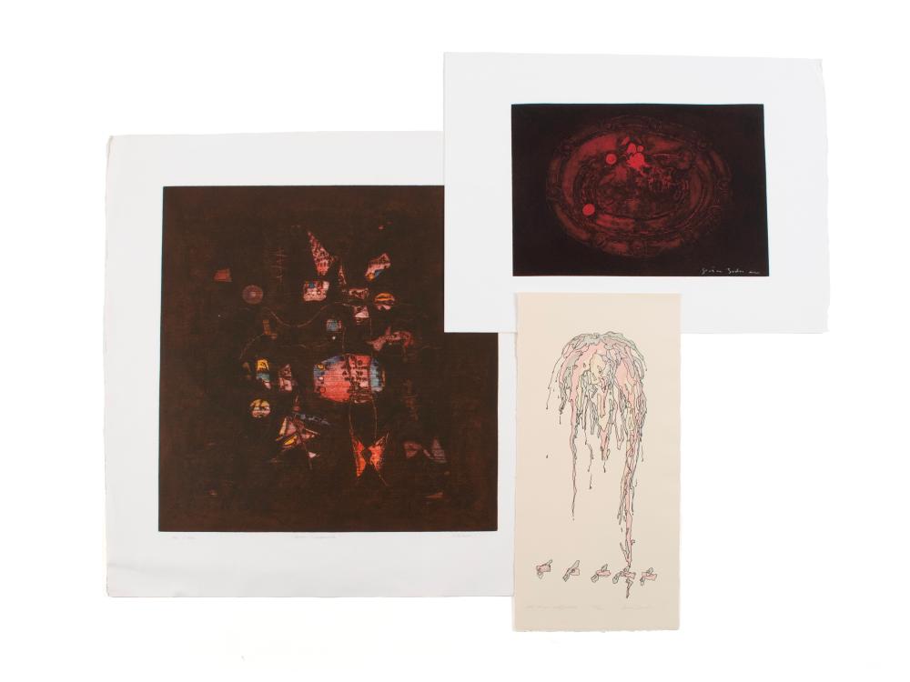 THREE MODERN PRINTS image