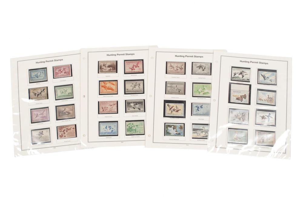 THIRTY-TWO U.S. HUNTING PERMIT STAMPS