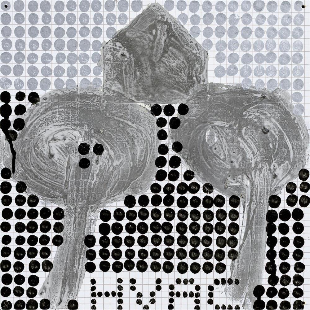 JENNIFER BARTLETT, American (b.1941), "HVAC," 2005, baked enamel on steel plate, silkscreen, enamel and SculptMetal, steel plates, t...