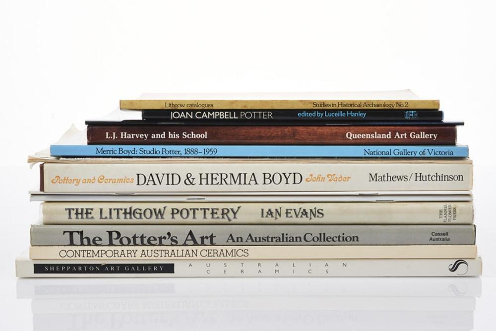 Collection of Australian Pottery Books