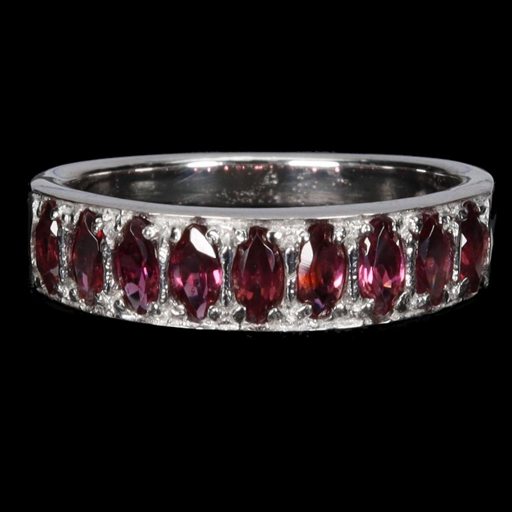 Natural Rhodolite Garnet Ring image