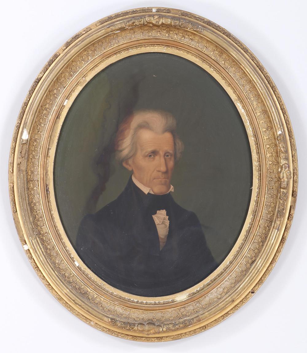 Portrait of Andrew Jackson, Oleograph