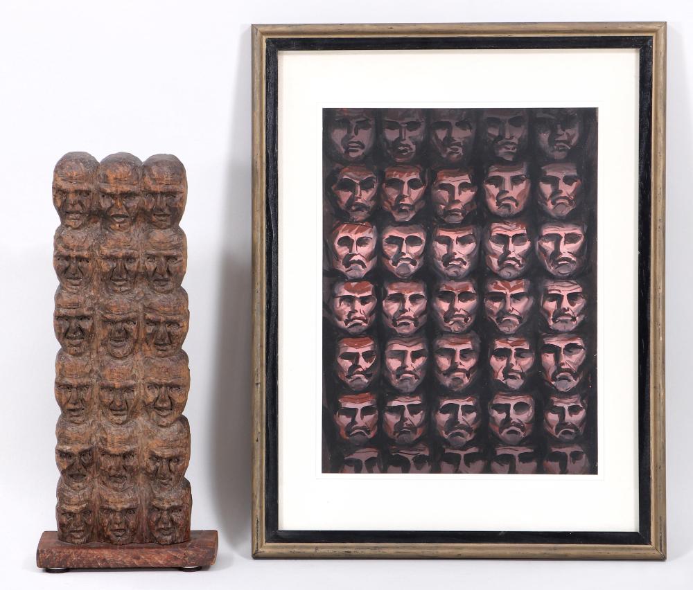 Group of (2) Outsider Artworks