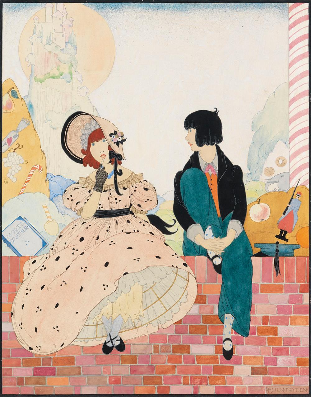 (VOGUE) HELEN DRYDEN. "Children's Fashion Number."