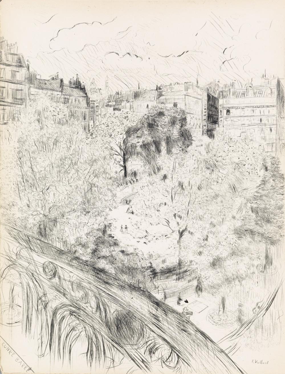 PIERRE BONNARD. Panthéon Courcelles. Bound volume with complete text and two lithographs (including cover), circa 1899....