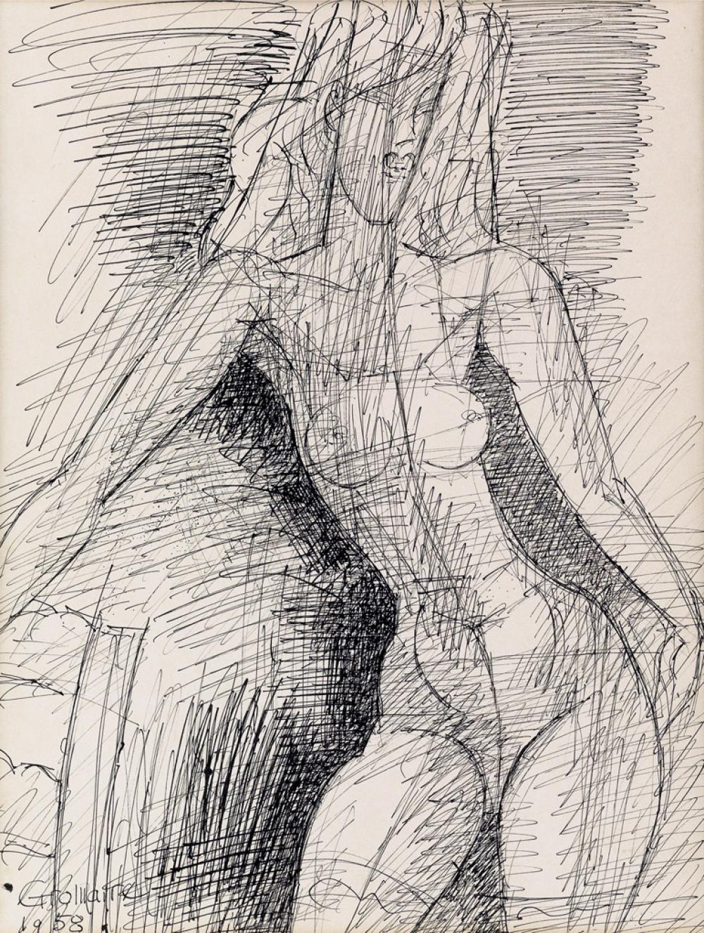 MARCEL GROMAIRE Femme nu.