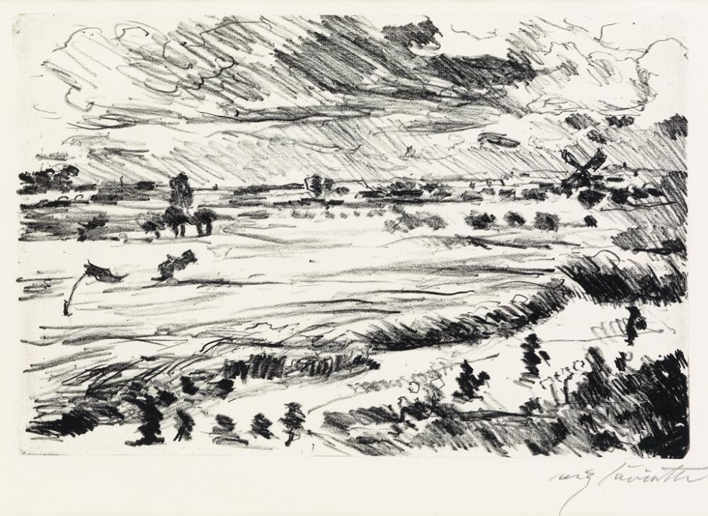 LOVIS CORINTH Three prints.