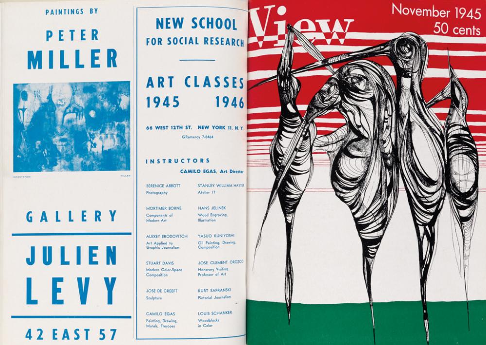 (SURREALISM.) Ford, Charles Henri; editor. View: The Modern Magazine.