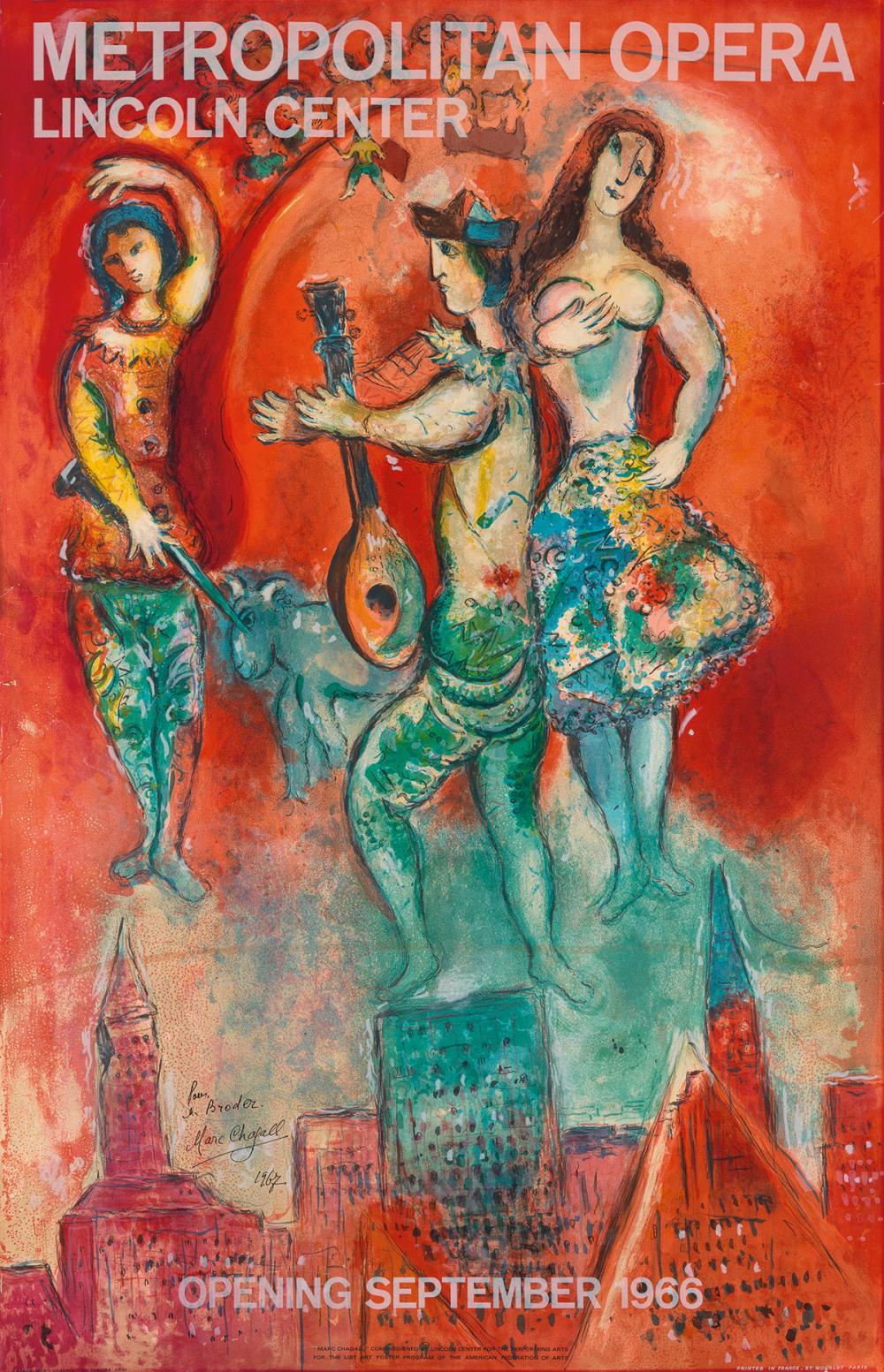 MARC CHAGALL (after) Carmen