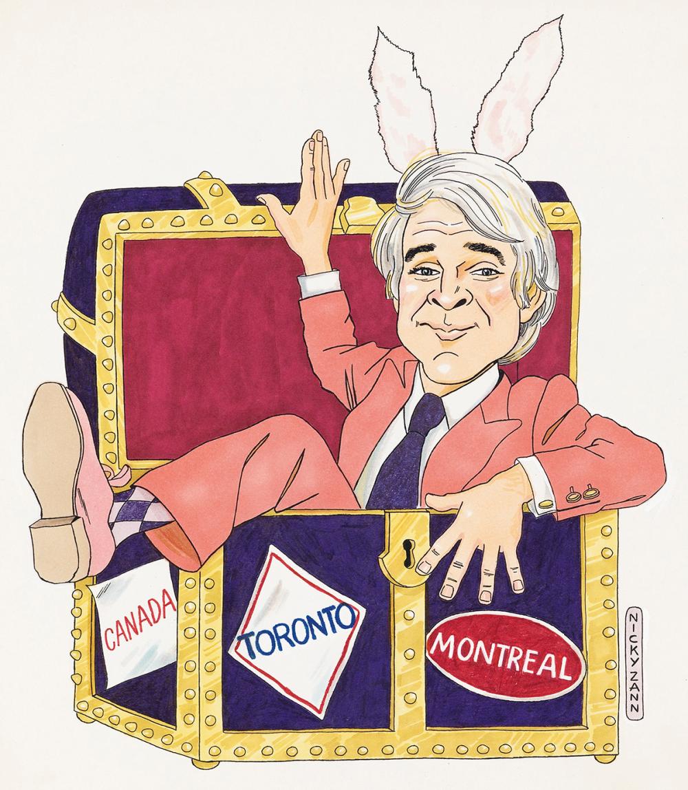NICKY ZANN. "Steve Martin: The Funnier Side of Eastern Canada."