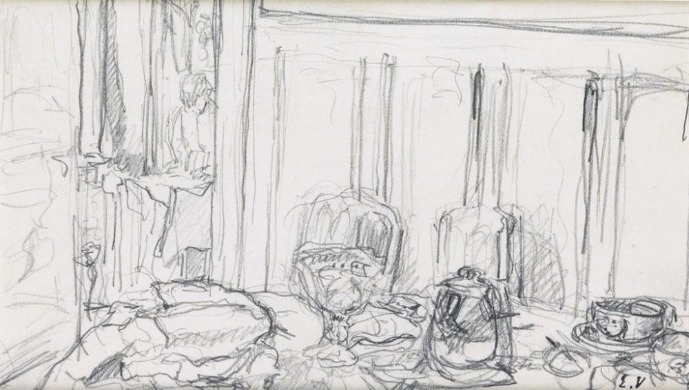 ÉDOUARD VUILLARD Interieur, sur la Table.