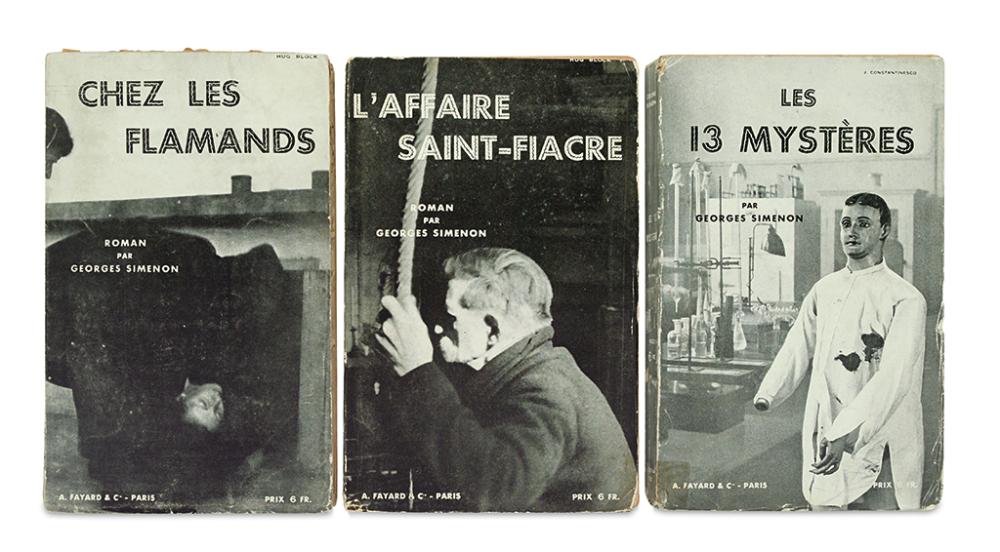 SIMENON, GEORGES. Group of 5 volumes.