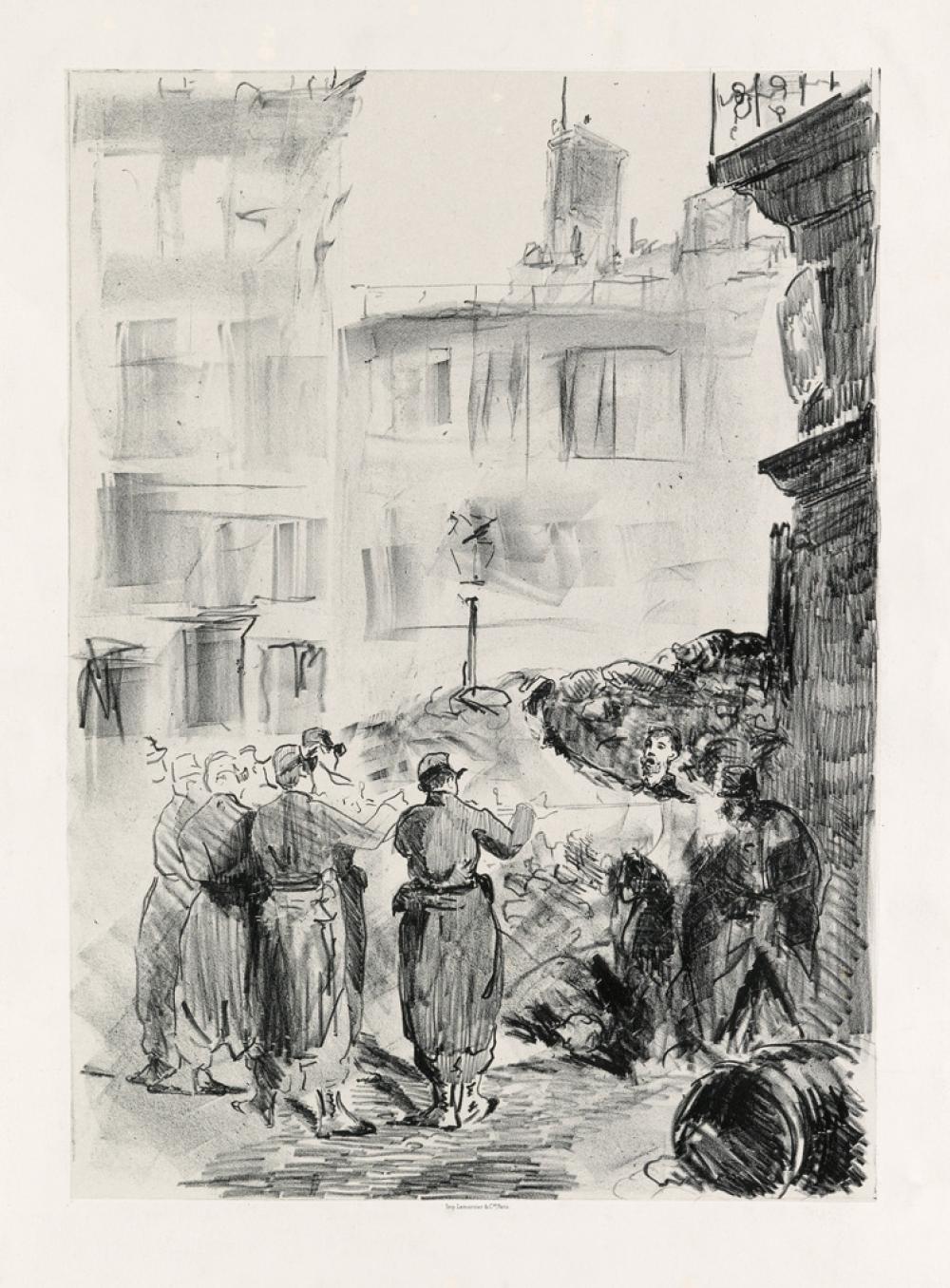 ÉDOUARD MANET La Barricade.
