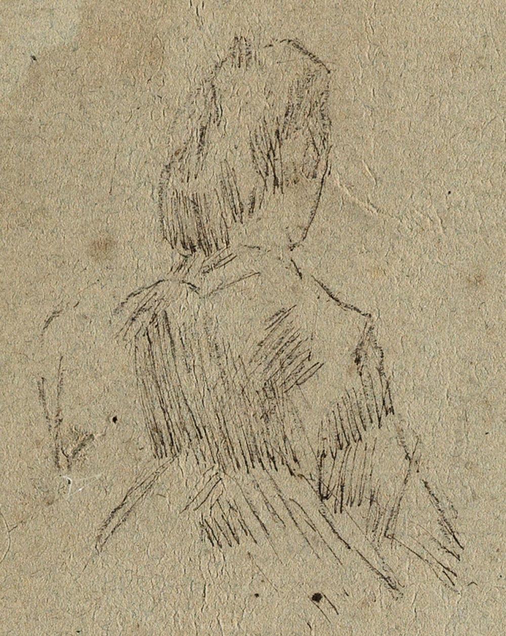 JAMES A. M. WHISTLER Study of a Woman, from behind.