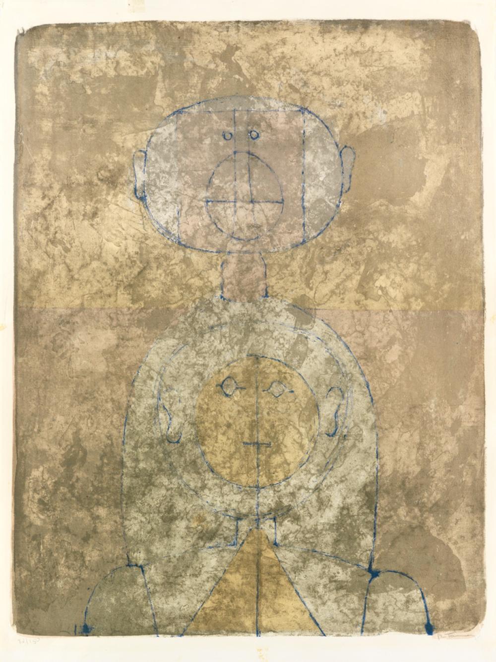 RUFINO TAMAYO Deux Têtes.