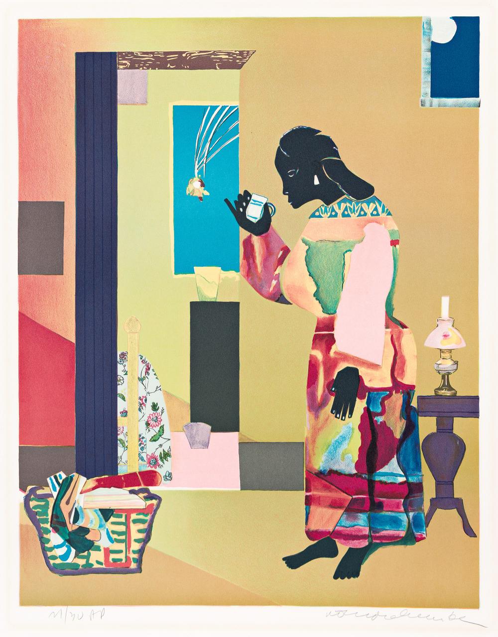 Romare Bearden (1911-1988), The Falling Star, 1980.