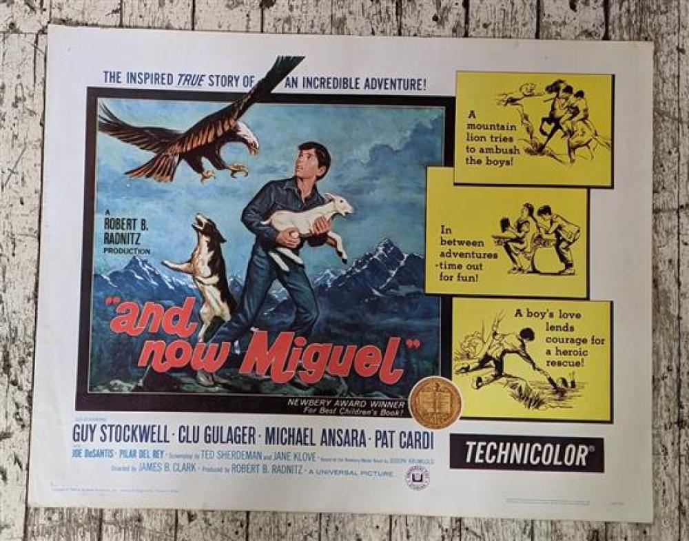 And Now Miguel. Starring Guy Stockwell. Colour Movie Poster.