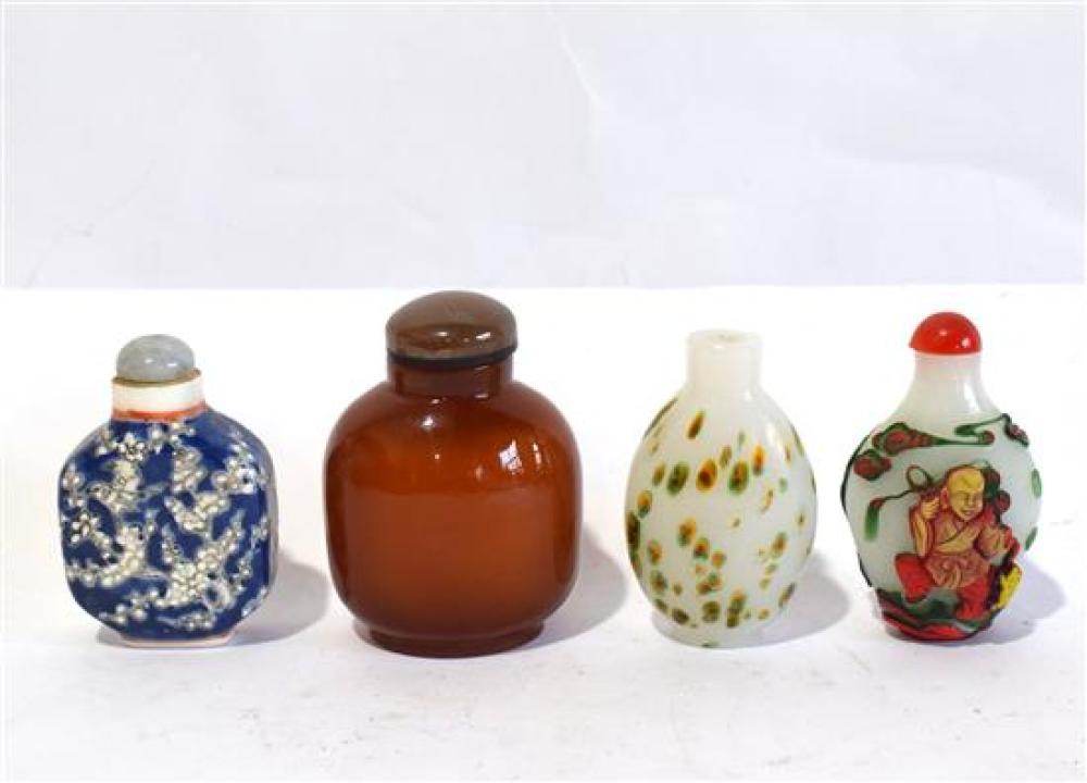 Four Chinese Snuff Bottles,... image