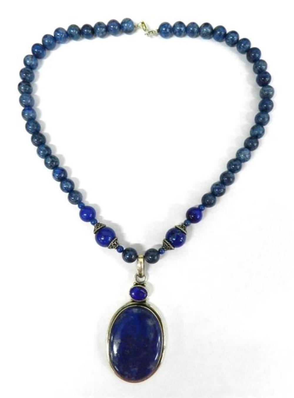 A Sterling Silver Lapis Nec... image