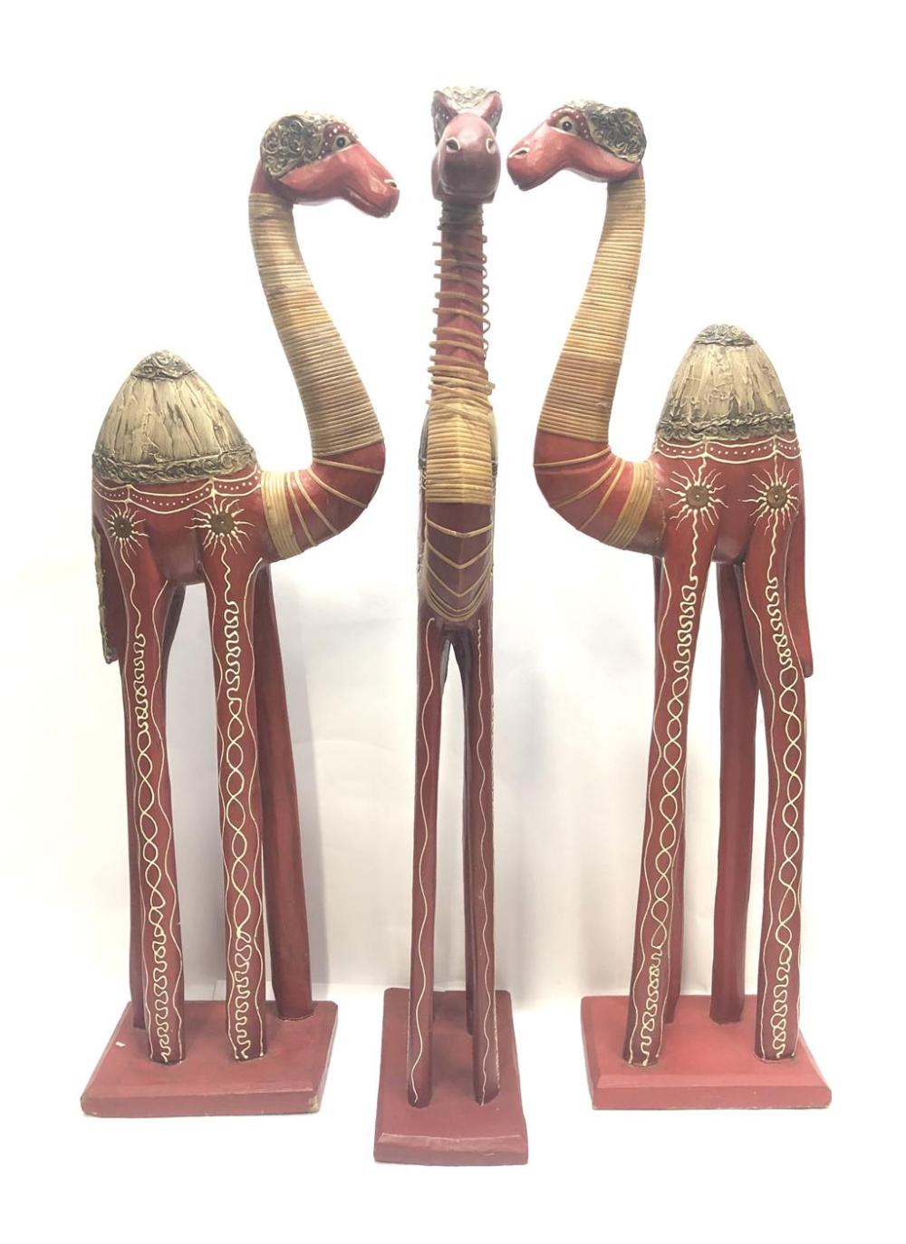 A Trio of Painted Timber Ca... image
