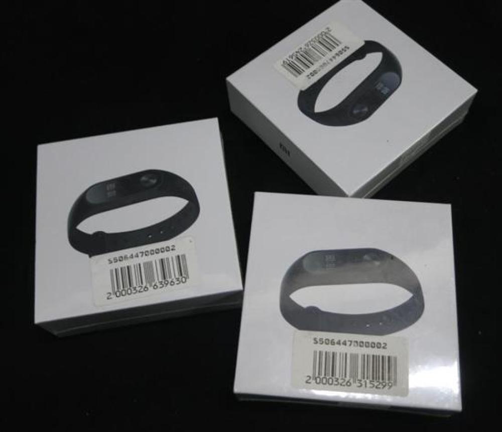 Three Mi Band 2 Fitness Wrist Monitors,