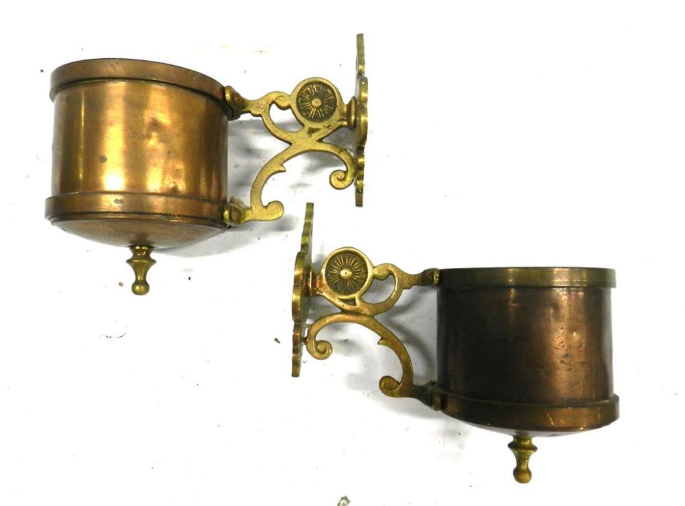 A Pair of Brass & Copper Ca... image