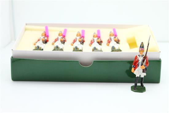 King & Country DD341(G) – Riflemen En Action Avec Socle Herbe, Neuf Sous Blister